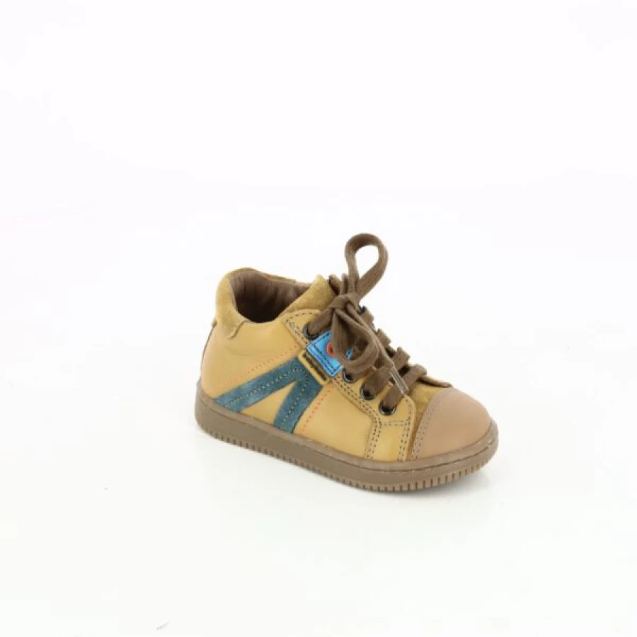 Kevin Babybotte Yellow Boots for Infants - Soft Leather Bottines for First Walkers