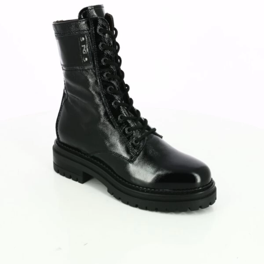 Kevin Black Leather Boots for Women - Stylish Ankle Booties Nerogiardini Inspired