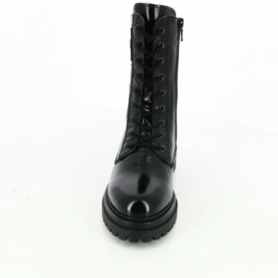 Kevin Black Leather Boots for Women - Stylish Ankle Booties Nerogiardini Inspired