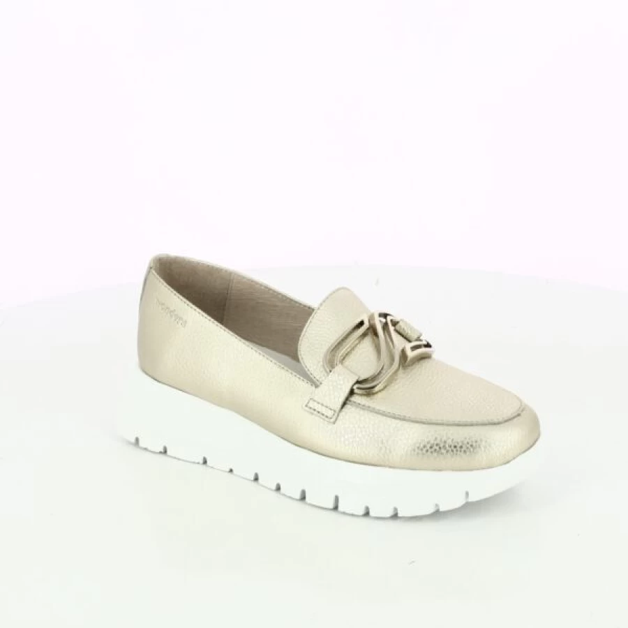 Kevin Gold Slip-On Moccasins - Comfortable & Stylish Loafers for Men & Women