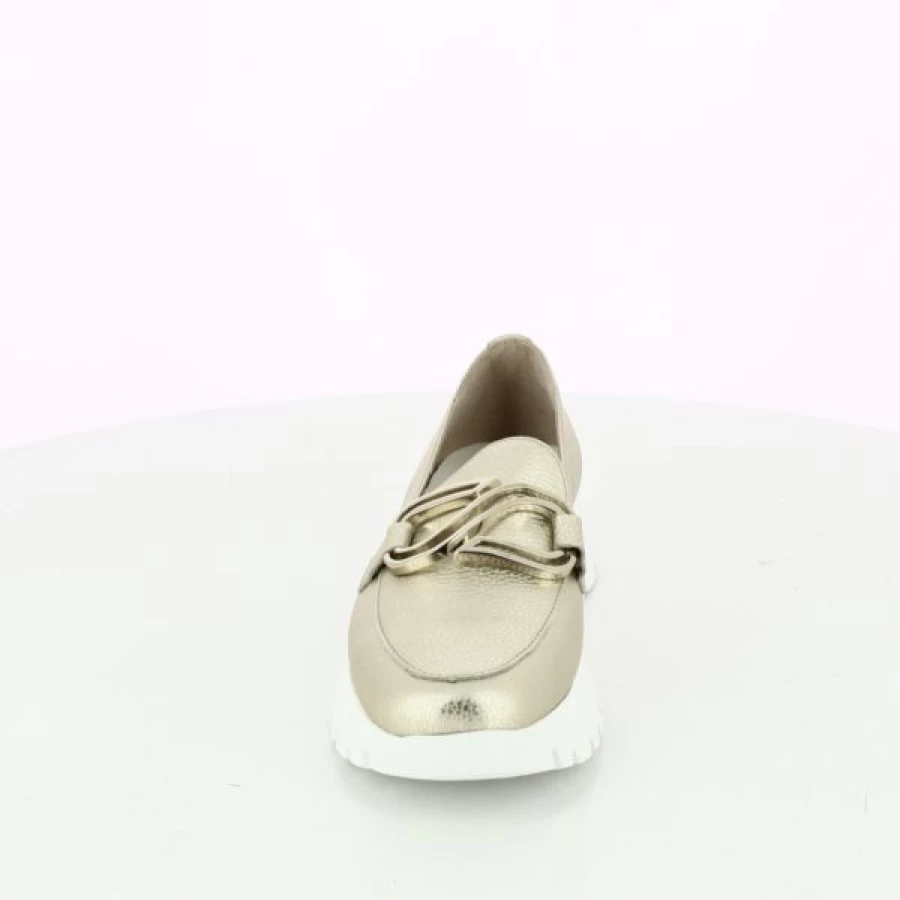 Kevin Gold Slip-On Moccasins - Comfortable & Stylish Loafers for Men & Women