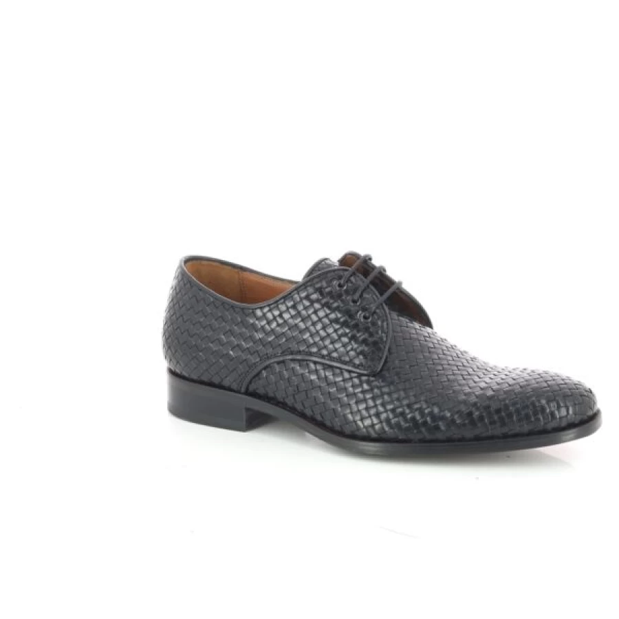 Kevin Black Lace-up Dress Shoes for Men - Elegant Formal Oxfords
