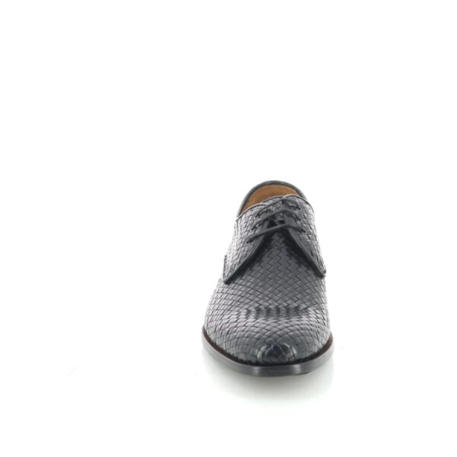 Kevin Black Lace-up Dress Shoes for Men - Elegant Formal Oxfords