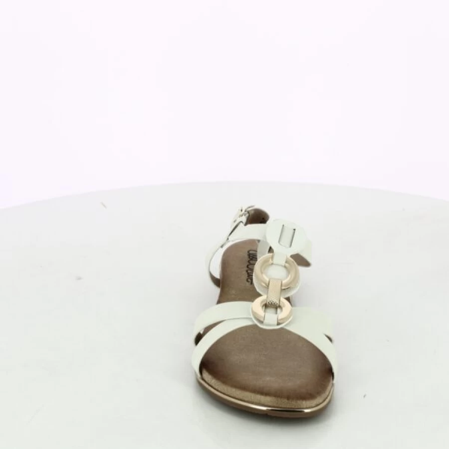 Kevin Ella Cruz White Sandals for Women - Comfortable Summer Fashion Footwear