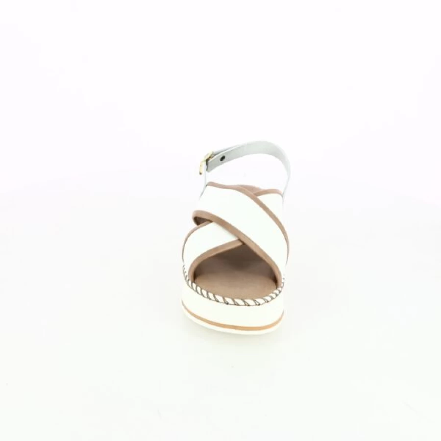 Kevin Women's White Cypress Sandals - Comfortable Summer Beach Slides