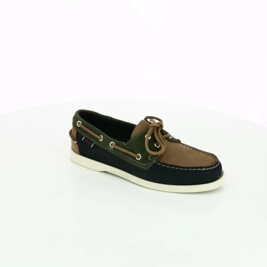 Kevin Men's Classic Boat Shoes in Cognac Brown - Premium Leather Slip-Ons for Casual Comfort