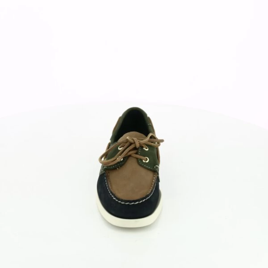 Kevin Men's Classic Boat Shoes in Cognac Brown - Premium Leather Slip-Ons for Casual Comfort