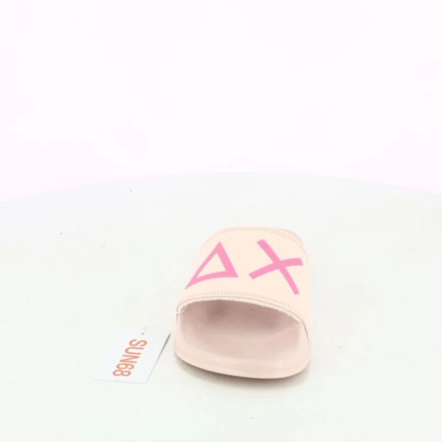 Kevin Women's Pink Sun 68 Comfortable Slip-On Slippers