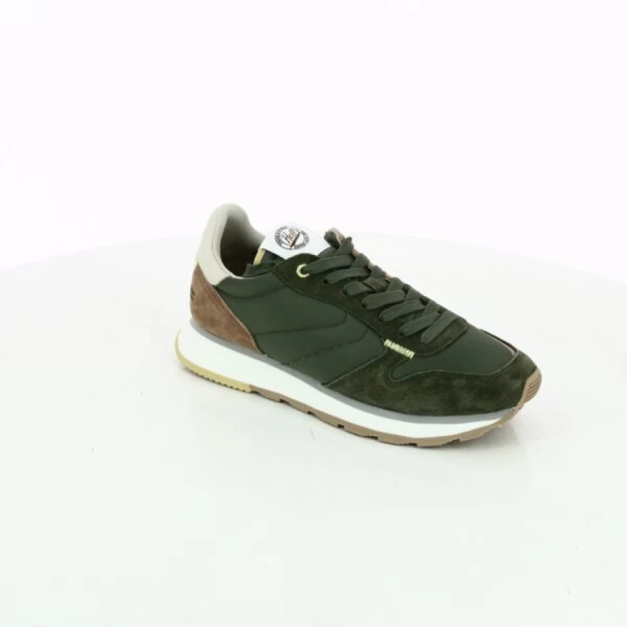 Kevin Hoff Green Sneakers - Men's Casual Baskets Comfortable Walking Shoes