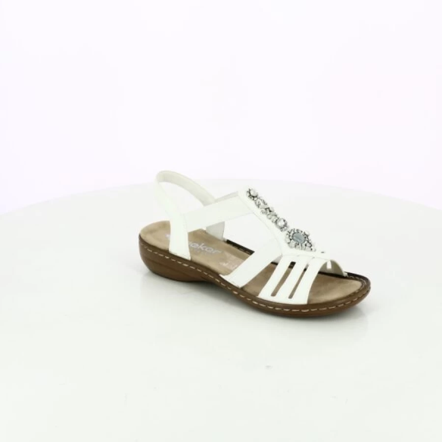 Kevin White Comfort Sandals for Women & Men | Rieker-Style Lightweight Walking Shoes