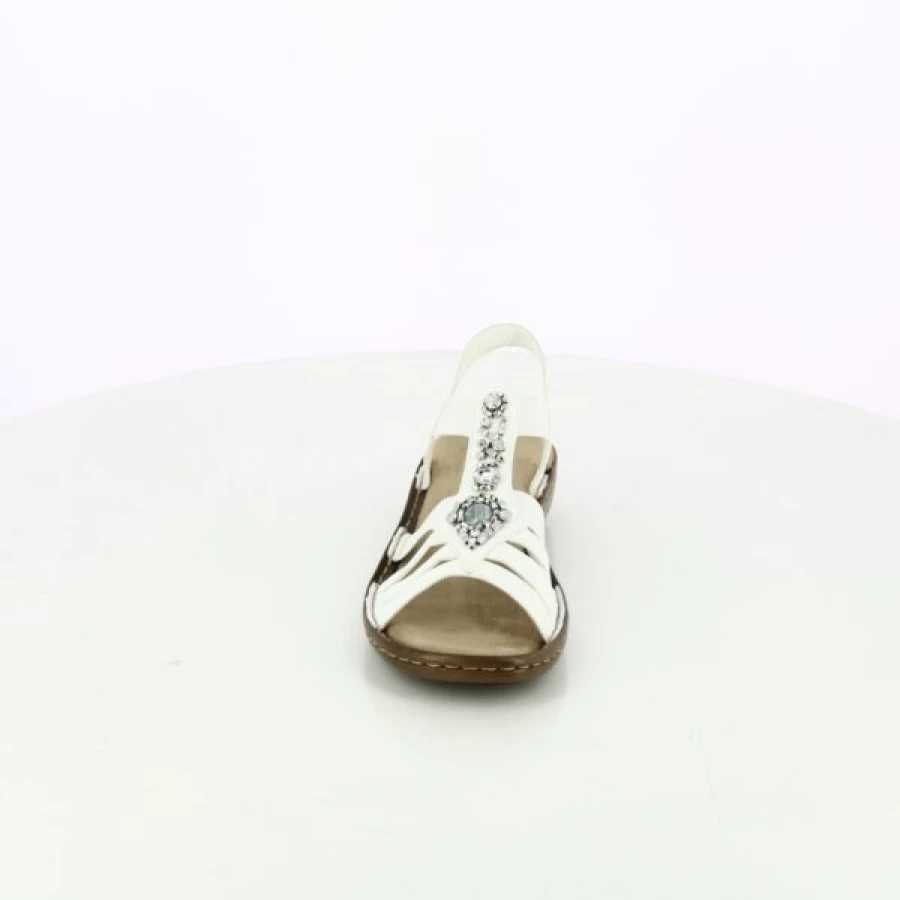 Kevin White Comfort Sandals for Women & Men | Rieker-Style Lightweight Walking Shoes