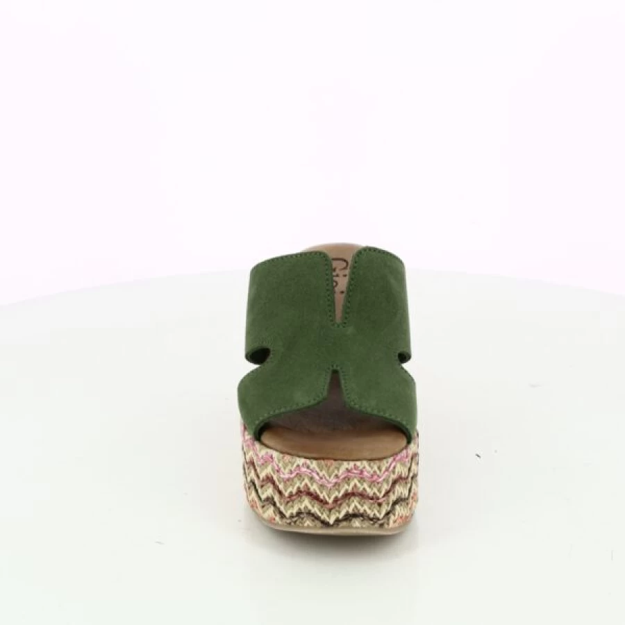 Kevin Gioia Comfortable Green Slippers for Men and Women - Soft Indoor Outdoor Slides