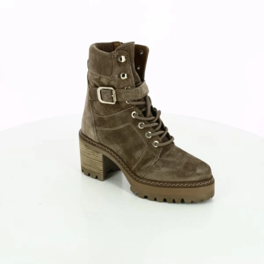 Kevin Cognac Leather Boots for Women - Alpe Style Ankle Booties
