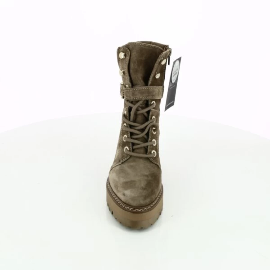 Kevin Cognac Leather Boots for Women - Alpe Style Ankle Booties