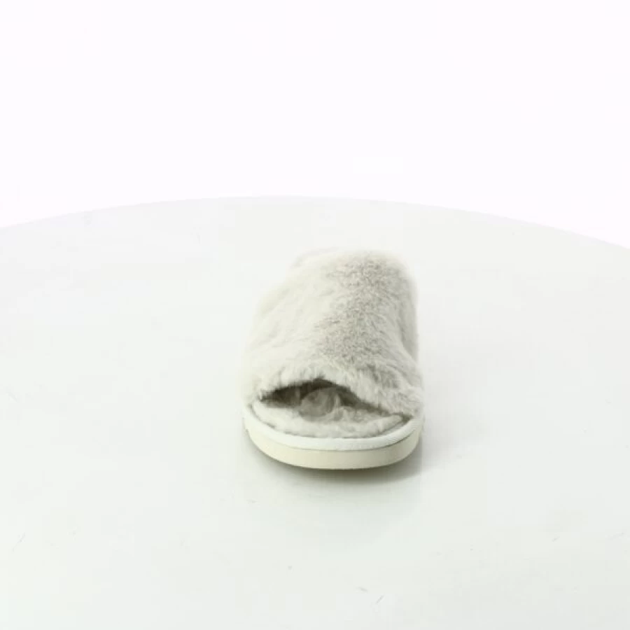 "Kevin Comfortable Beige Cypress Slippers for Men and Women – Soft House Shoes"