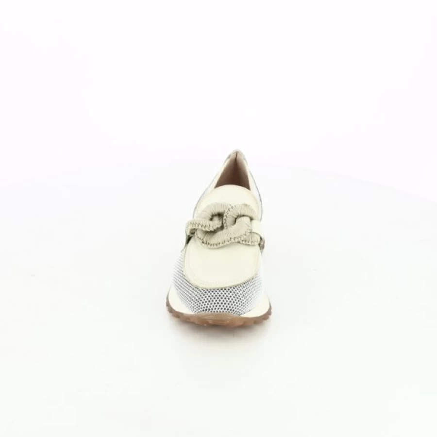 Kevin Beige Loafers - Classic Moccasin Style Comfortable Slip-On Shoes for Men & Women