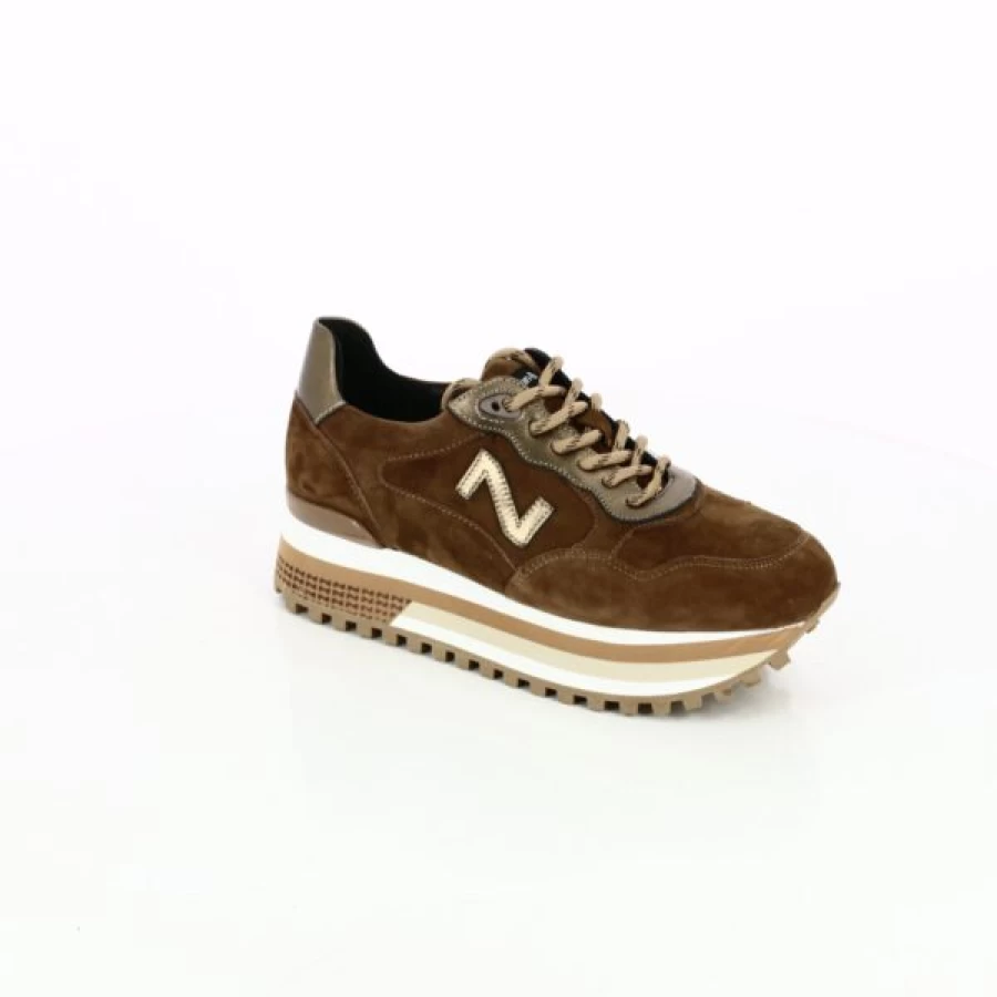 Kevin Baume Sneakers - Cognac Leather Casual Shoes for Men