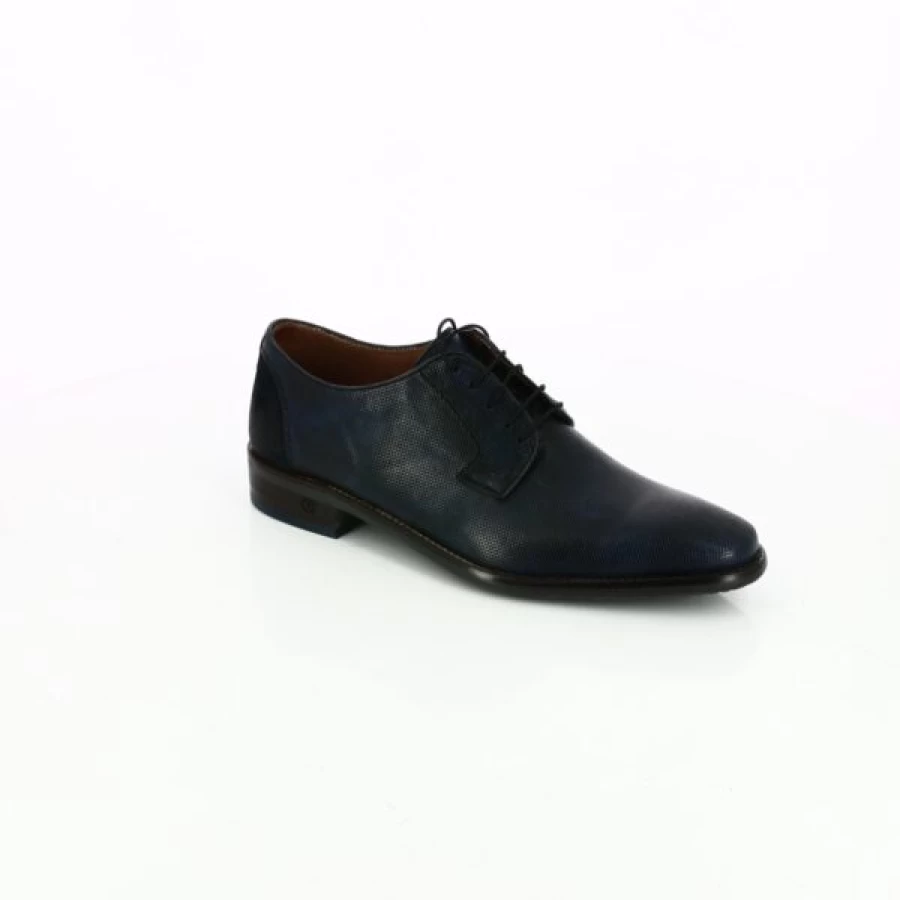 Kevin Men's Blue Ambiorix Lace-Up Casual Shoes – Stylish Comfort for Everyday Wear