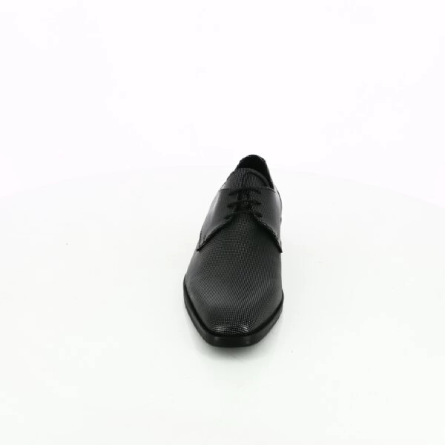 Kevin Men's Classic Black Lace-Up Dress Shoes – Stylish & Comfortable Formal Footwear