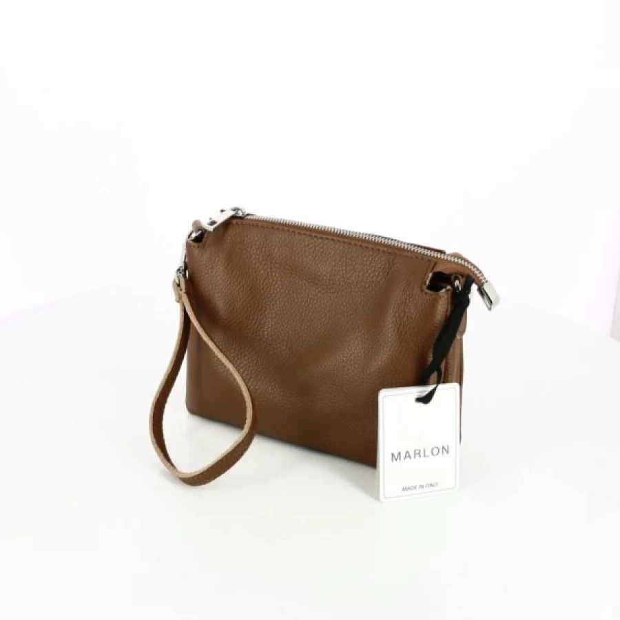 Kevin Marlon Genuine Leather Cognac Handbag for Women - Stylish & Durable Shoulder Bag