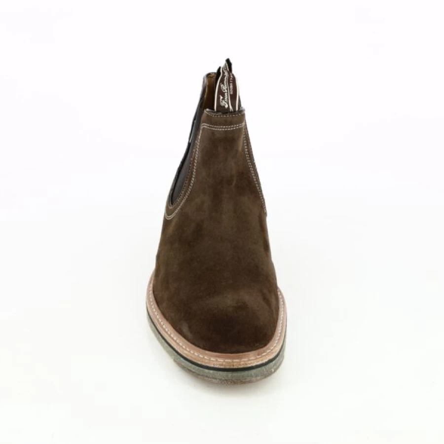 Kevin Cognac Leather Boots for Men - Stylish Ankle Boots by Floris Van Bommel