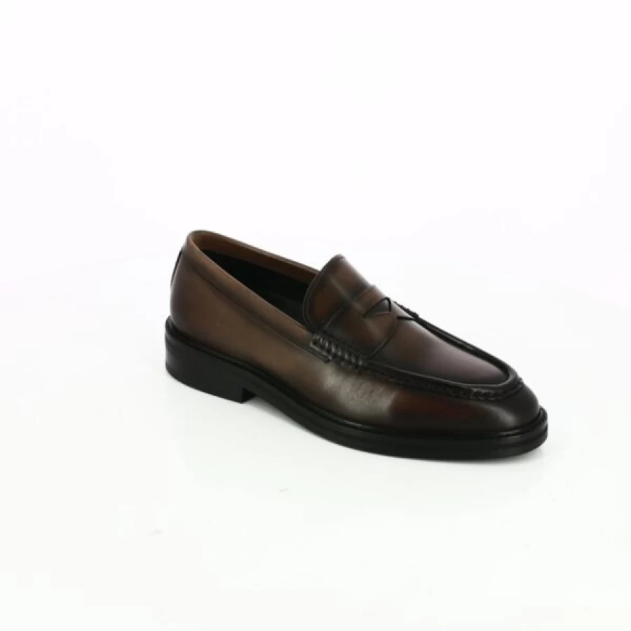 Kevin Scapa Loafers - Genuine Leather Moccasins in Cognac for Men | Comfortable & Stylish Slip-On Shoes