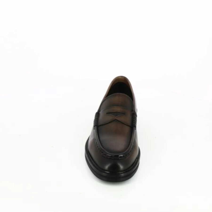 Kevin Scapa Loafers - Genuine Leather Moccasins in Cognac for Men | Comfortable & Stylish Slip-On Shoes