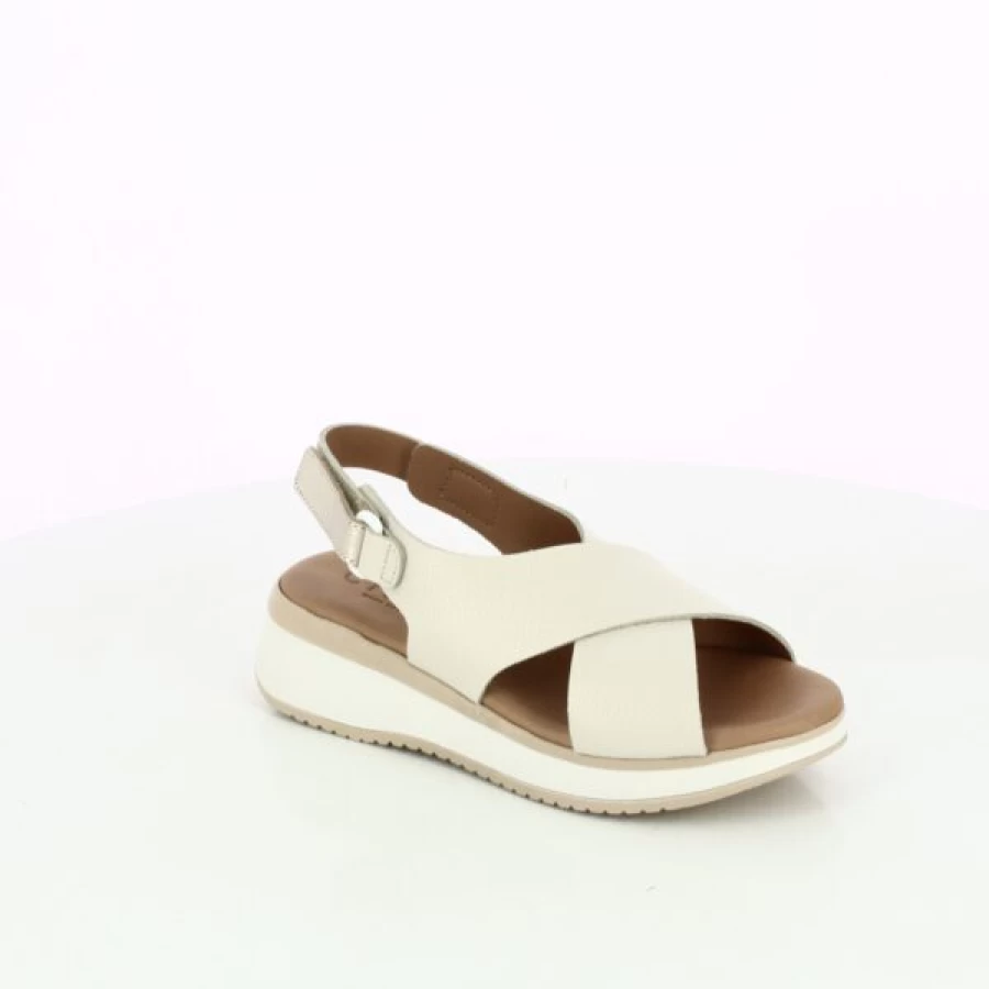 "Kevin Women's Beige Cypress Sandals | Comfortable Summer Slide Shoes"