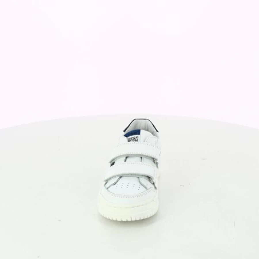 Kevin Baby Soft Sole Velcro Sneakers for Infants - White Comfortable First Walkers