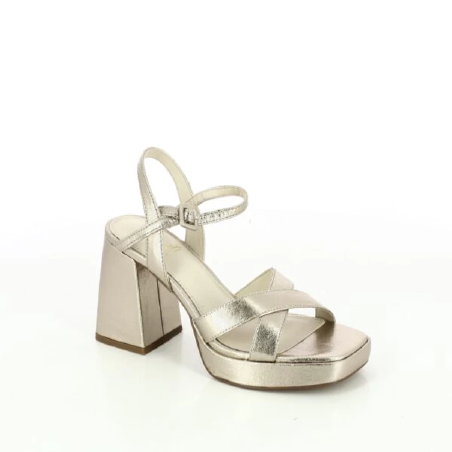 Kevin Luxury Gold Sandals for Women - Comfortable Road Walking Beach Slides
