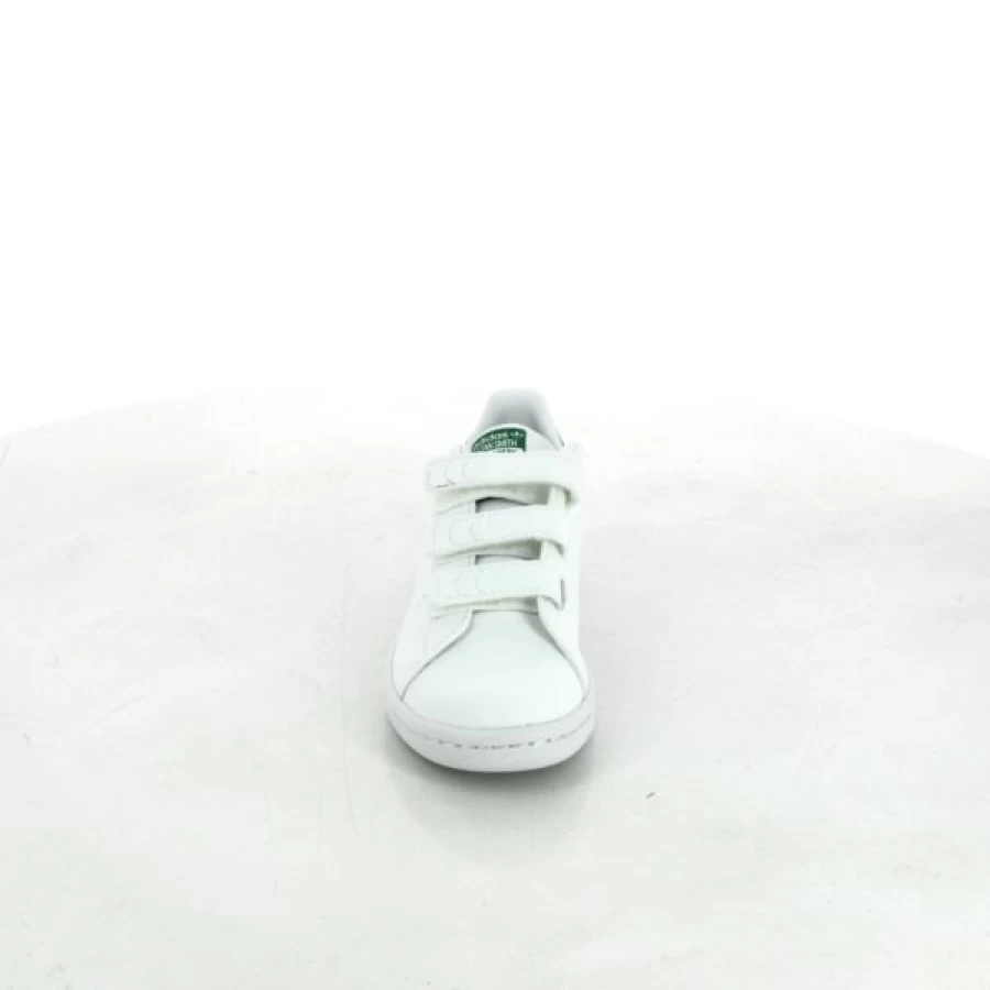 Kevin White Hook and Loop Fastening Sneakers for Men and Women