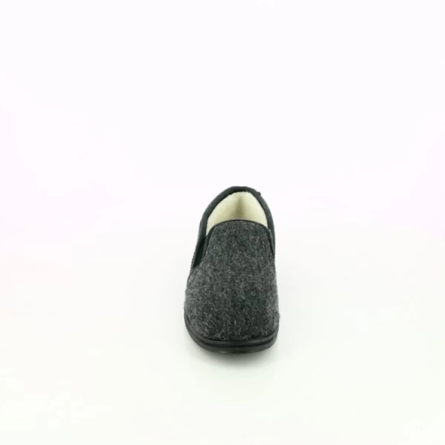 Kevin Comfort Gray Slippers for Men and Women - Soft Rohde Indoor Slides