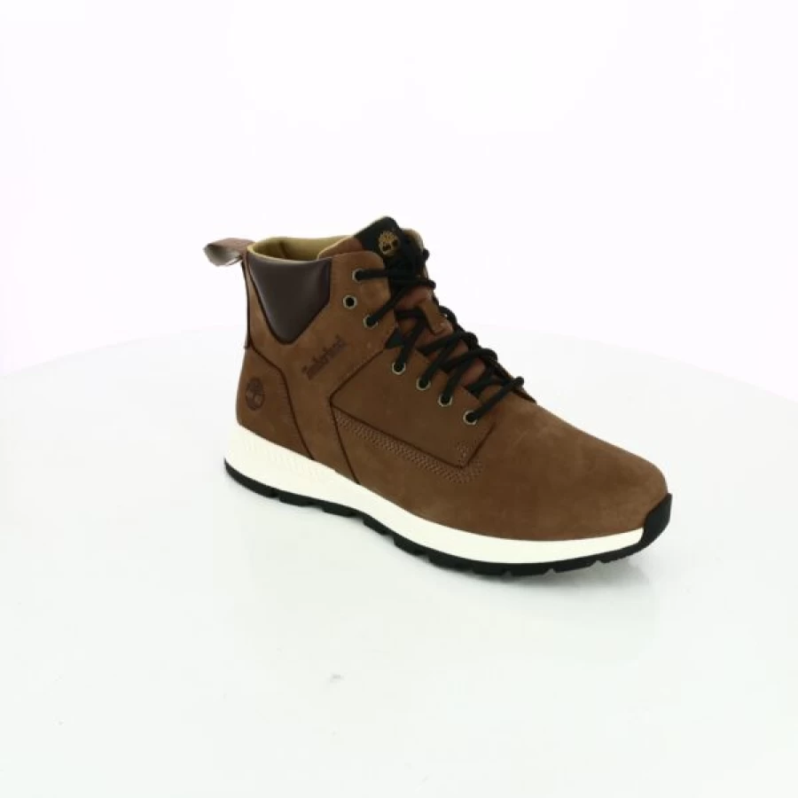 Kevin Cognac Leather Boots for Men - Premium Timberland-Style Ankle Boots