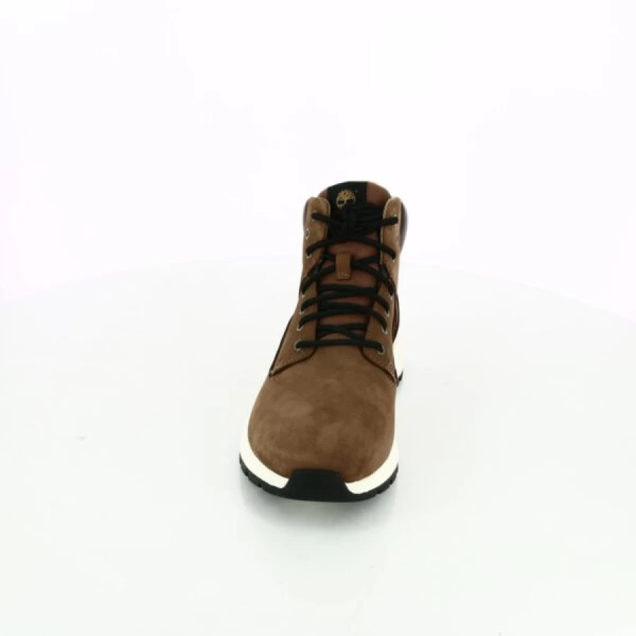 Kevin Cognac Leather Boots for Men - Premium Timberland-Style Ankle Boots