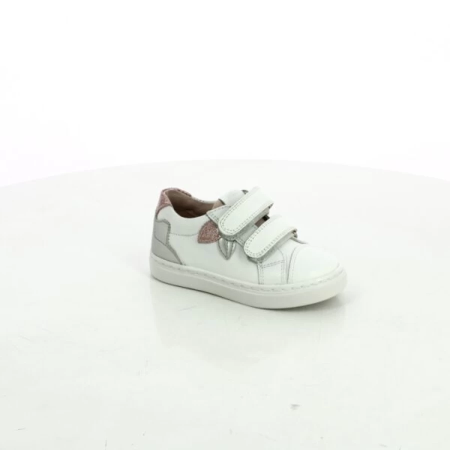 Kevin White Velcro Sneakers for Men - Comfortable Breathable Casual Shoes
