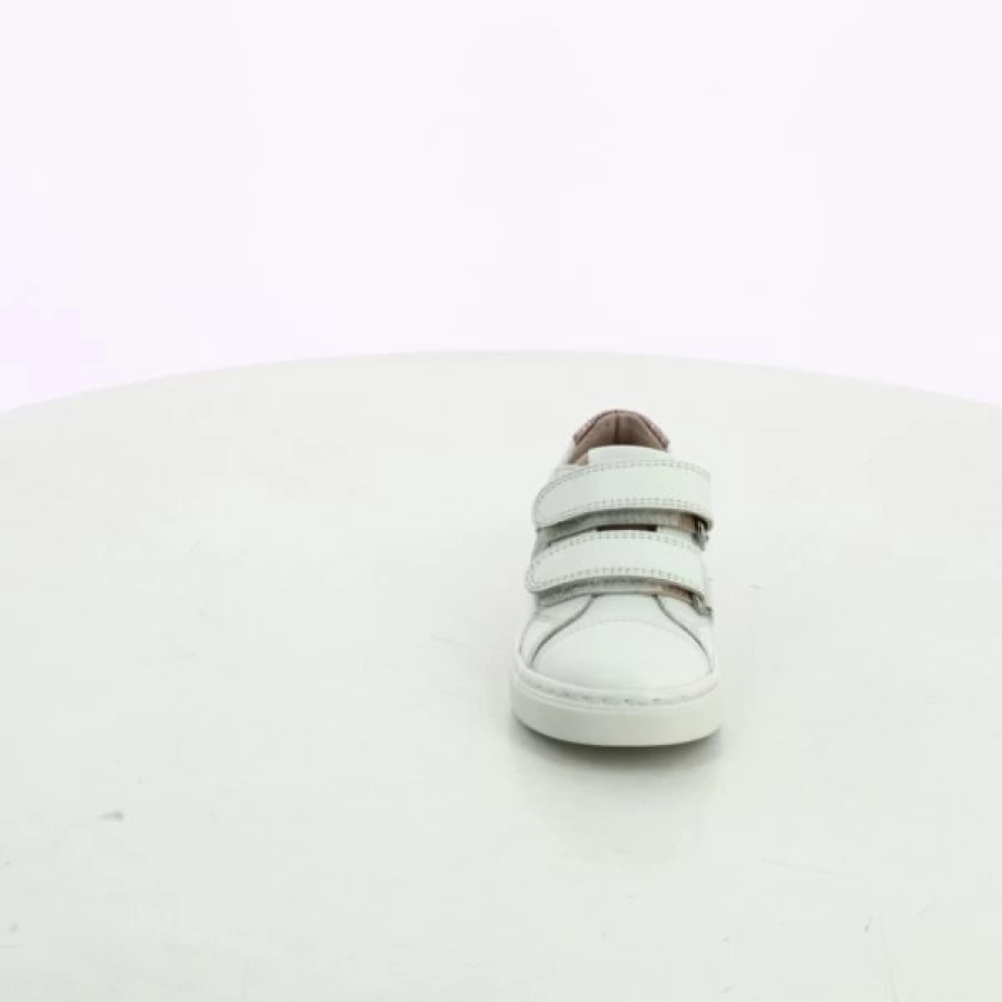 Kevin White Velcro Sneakers for Men - Comfortable Breathable Casual Shoes