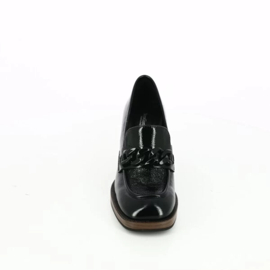 Kevin Men's Black Leather Loafers - Classic Moccasin Style Slip-On Shoes for Comfort & Style