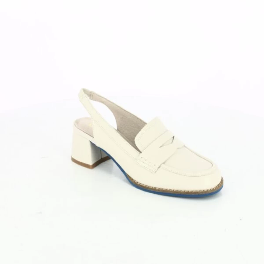Kevin Gioia Beige Leather Loafers - Classic Moccasin Style Slip-On Shoes for Men & Women