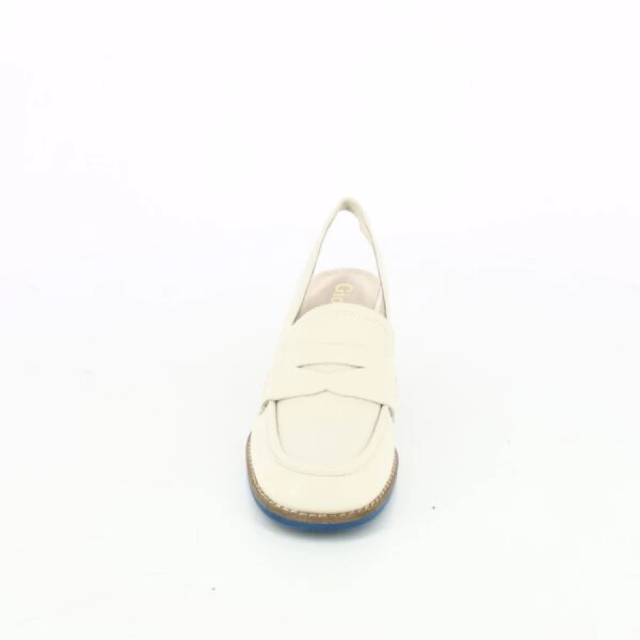 Kevin Gioia Beige Leather Loafers - Classic Moccasin Style Slip-On Shoes for Men & Women