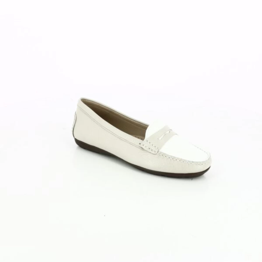 Kevin Beige Cypres Loafers - Men's Genuine Leather Moccasins Slip-On Shoes