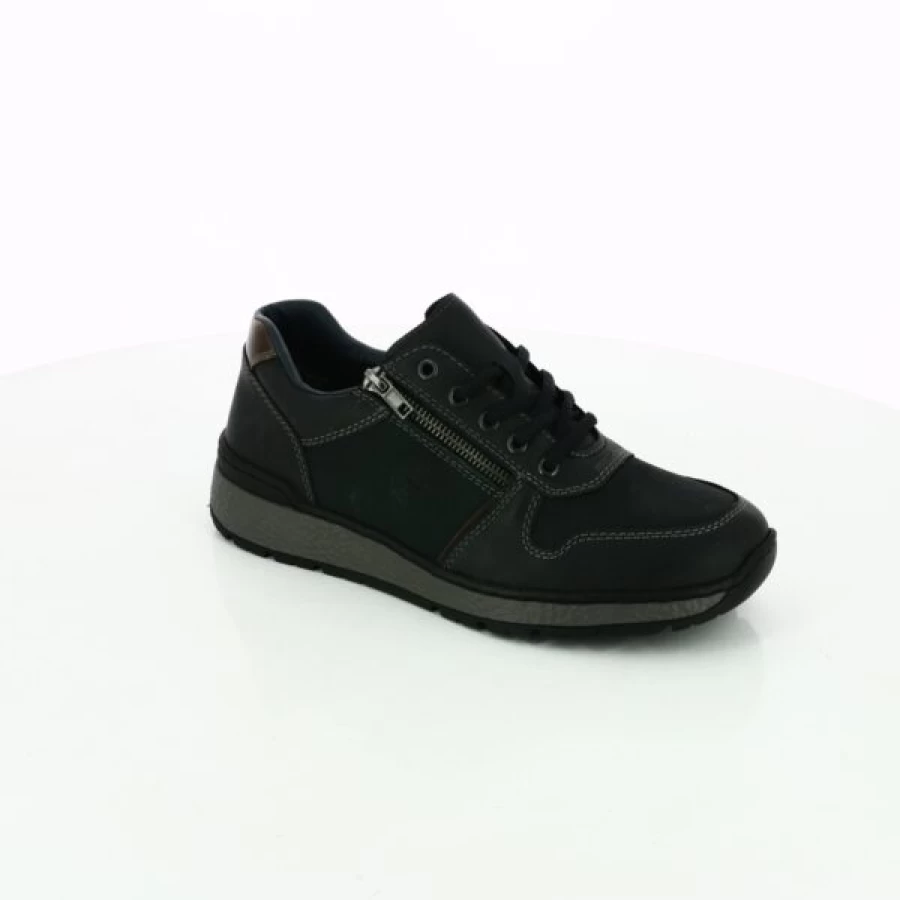Kevin Blue Sneakers for Men - Comfortable Casual Baskets Shoes by Rieker