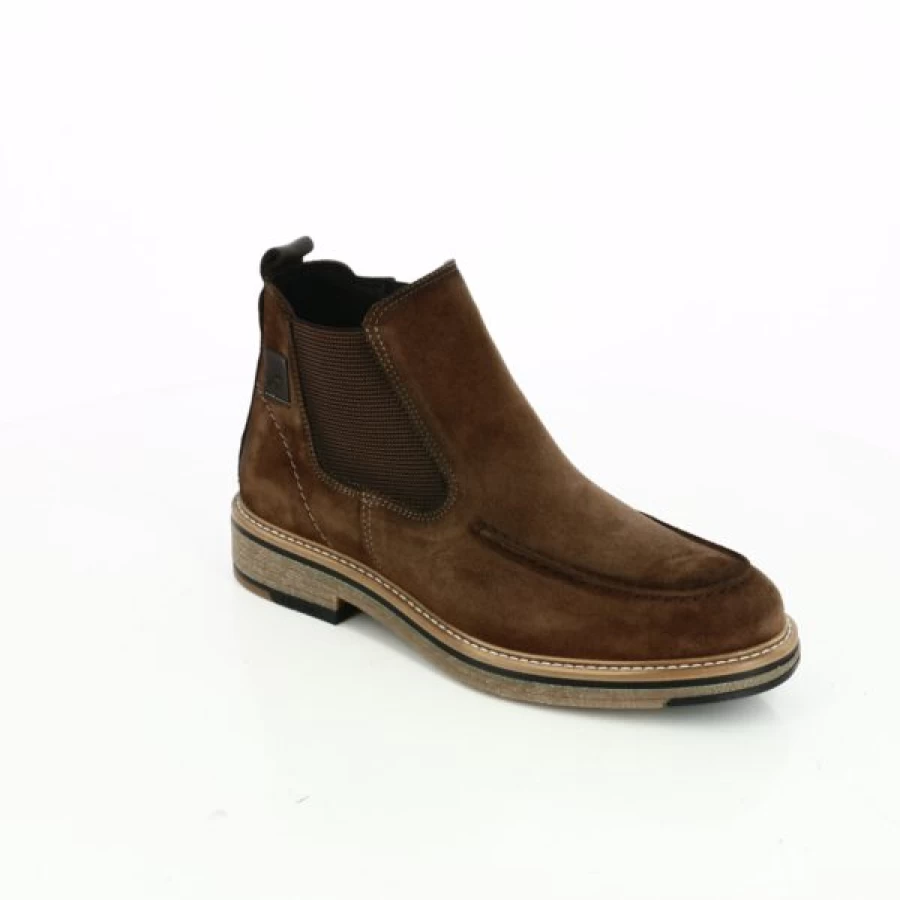 Kevin Cognac Leather Ankle Boots for Women - Fluchos Style Comfort Booties