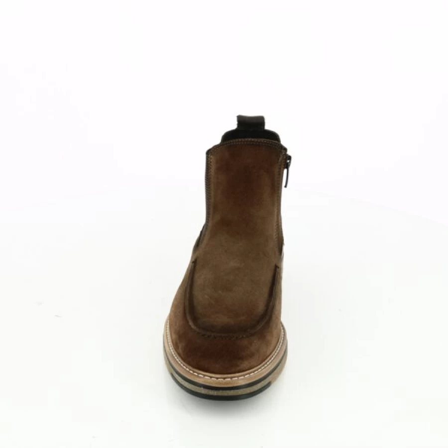 Kevin Cognac Leather Ankle Boots for Women - Fluchos Style Comfort Booties