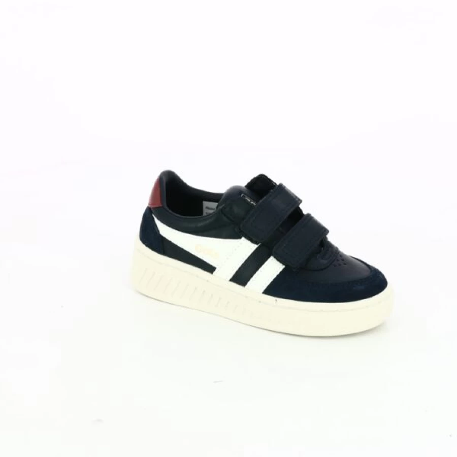Kevin Men's Blue Velcro Strap Casual Shoes for Comfortable Throat Support