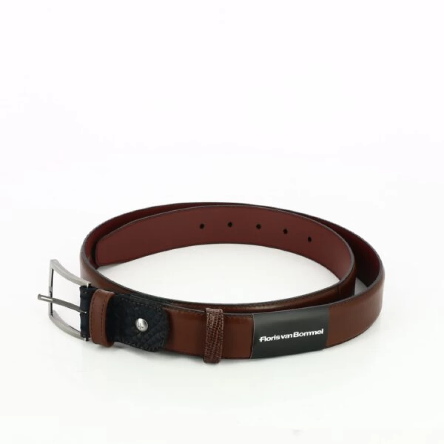 Kevin Genuine Leather Belts for Men - Premium Cognac Brown Dress Belt