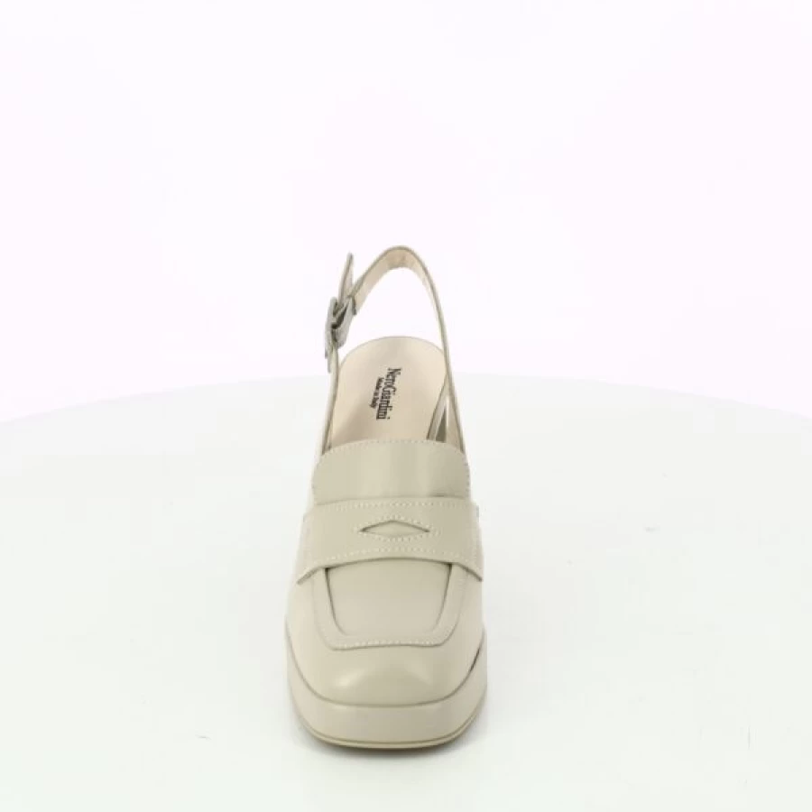Kevin Women's Beige Pumps - Elegant Comfortable Slip-On Shoes for Casual & Dressy Outfits