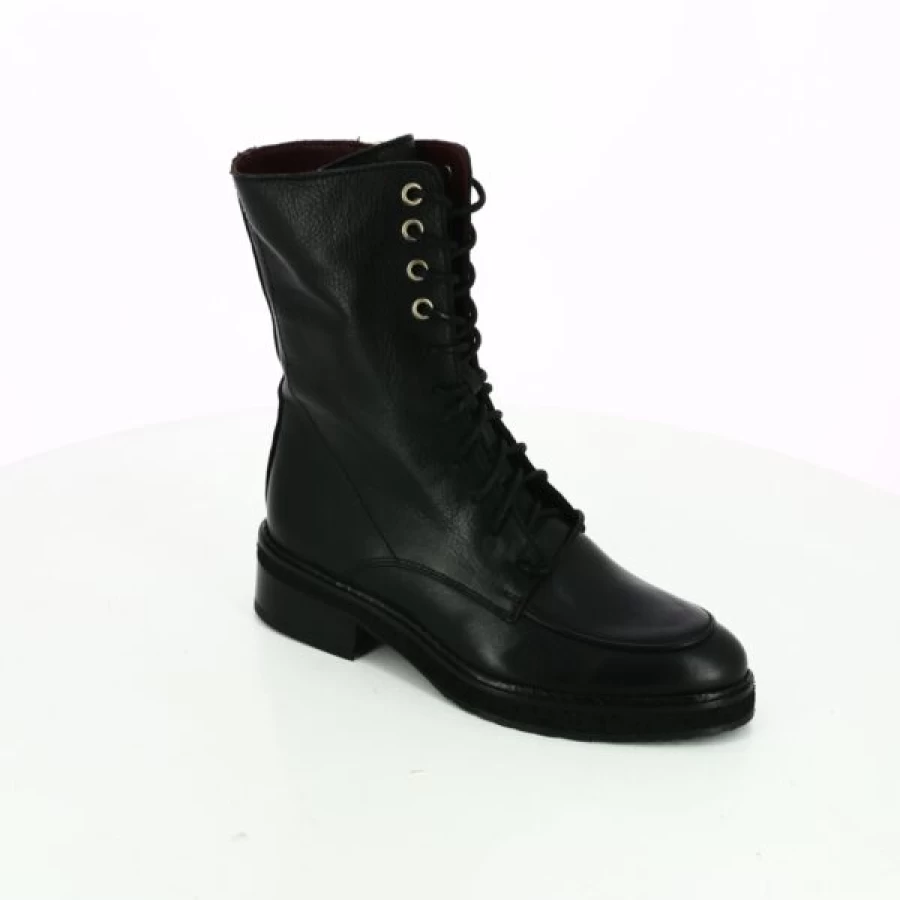 Kevin Black Boots for Men - Stylish Leather Bottines for Casual Wear