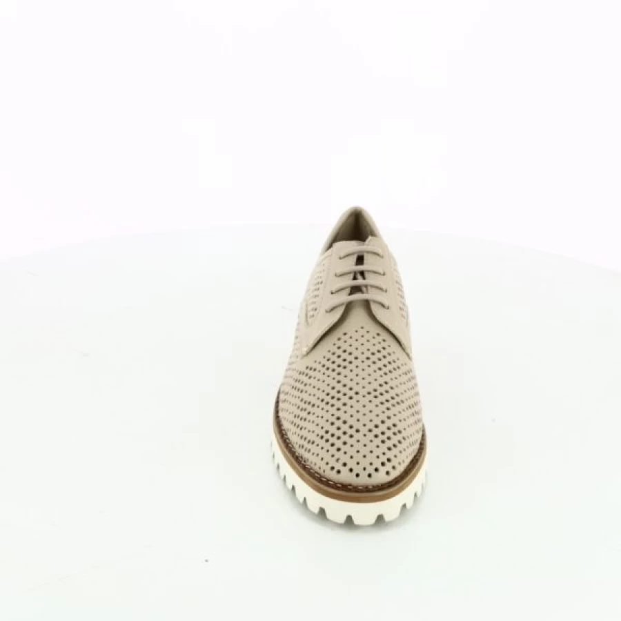 Kevin Women's Beige Lace-up Gioia Shoes - Elegant Comfort & Style