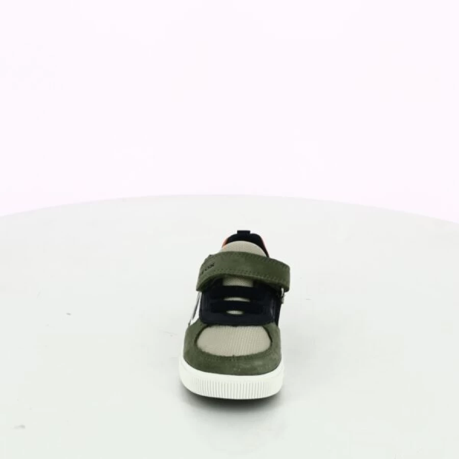 Kevin Boys' Green Velcro Sneakers – Lightweight Comfortable Walking Shoes