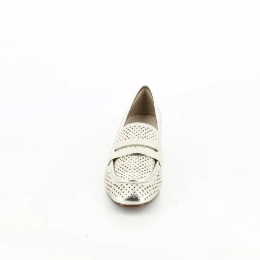 Kevin Gioia Gold Leather Loafers - Luxury Moccasin Shoes for Men & Women